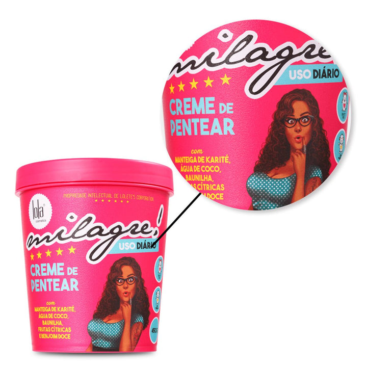 Styling Cream Lola Cosmetics Miracle 450 g - Cosmova