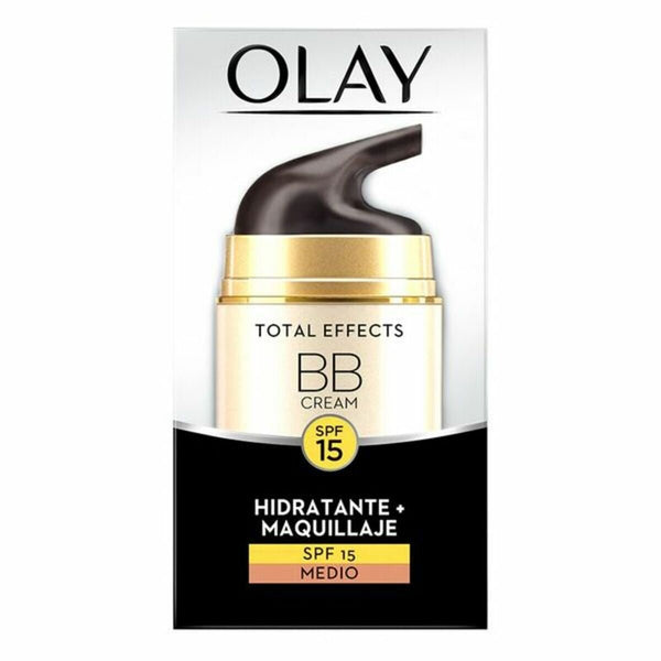 Hydrating Cream with Colour Olay Total Effects Bb Cream Spf 15 50 ml Medium (50 ml) - Cosmova