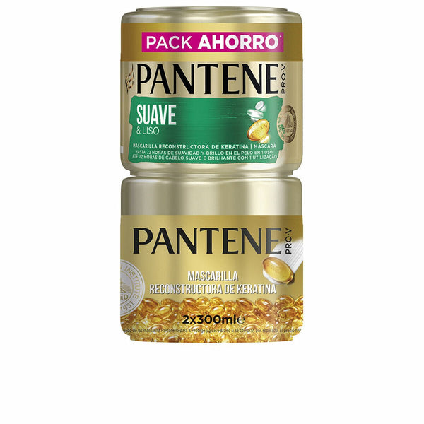 Hair Mask Pantene Keratin 2 x 300 ml 300 ml - Cosmova