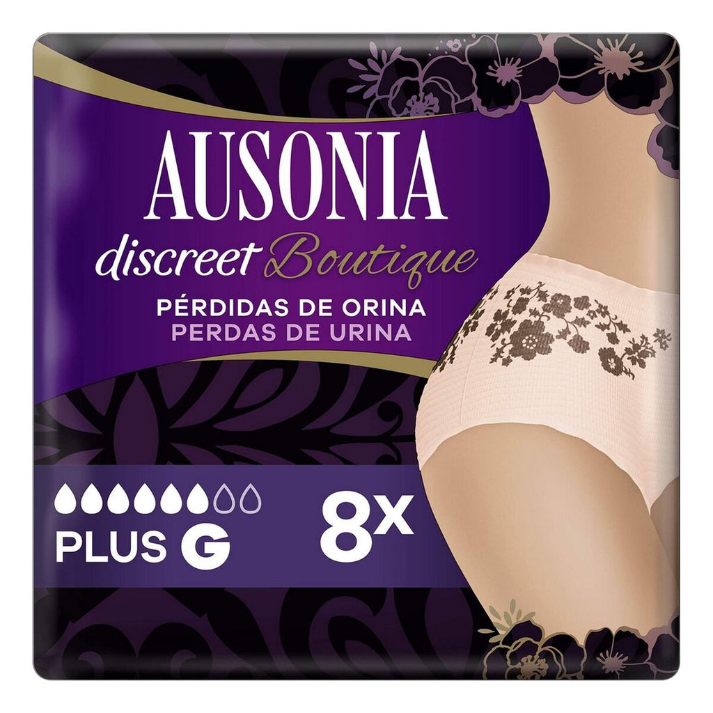 Incontinence Sanitary Pad Ausonia Discreet Boutique Large (8 uds)-0