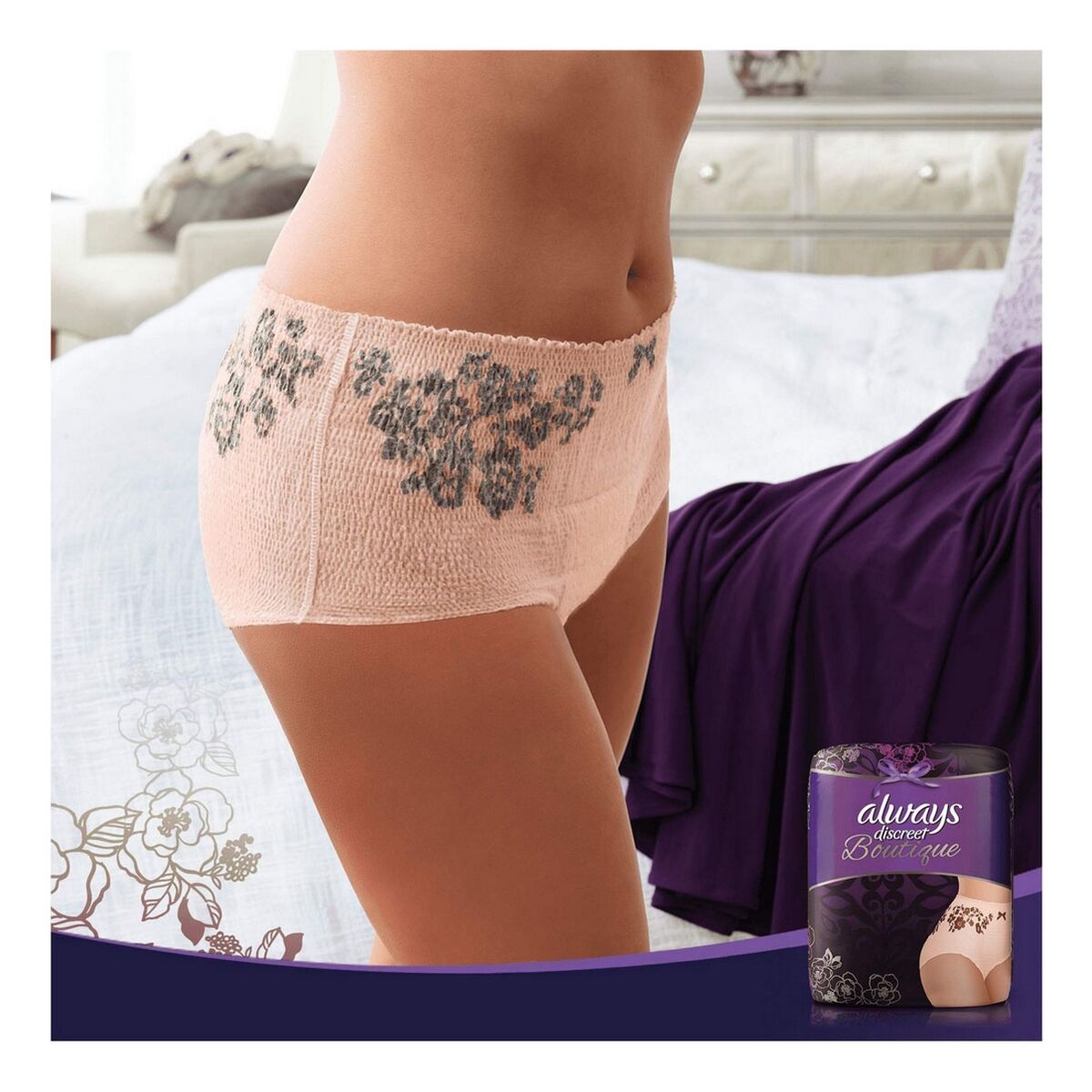 Incontinence Sanitary Pad Ausonia Discreet Boutique Large (8 uds)-5