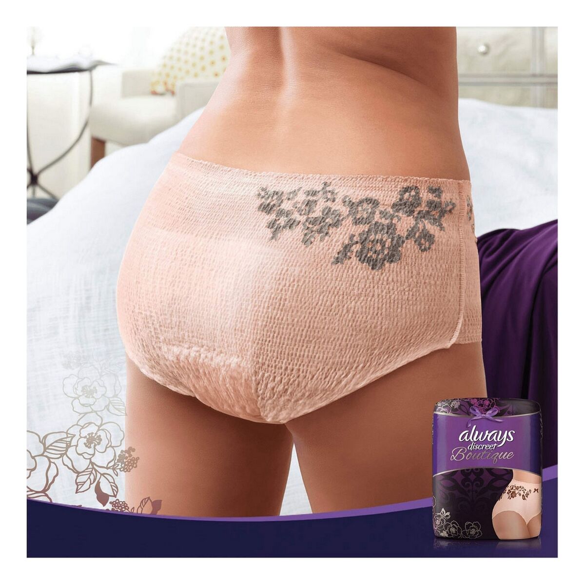 Incontinence Sanitary Pad Ausonia Discreet Boutique Large (8 uds)-2