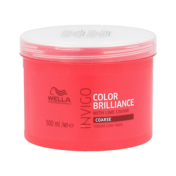 Mask for Coloured Hair Wella Invigo Color Brilliance 500 ml 150 ml - Cosmova