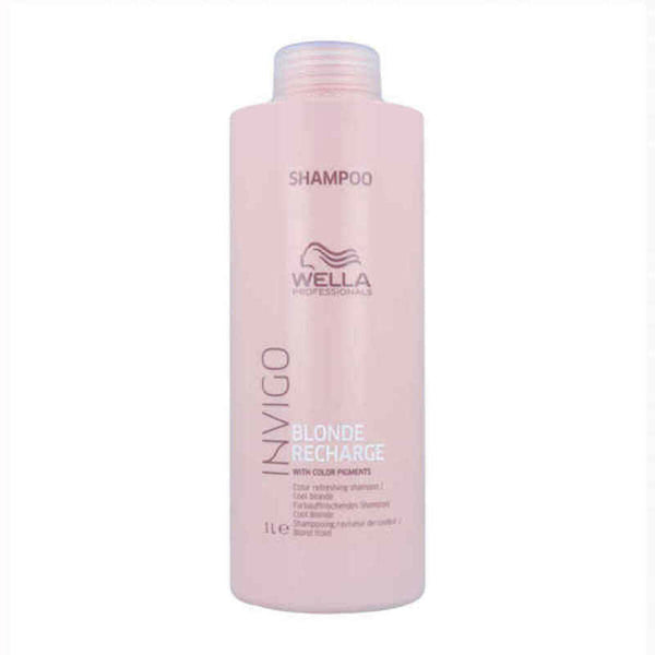 Shampoo for Blonde or Graying Hair Invigo Blonde Recharge Wella 6394 (1000 ml)-0