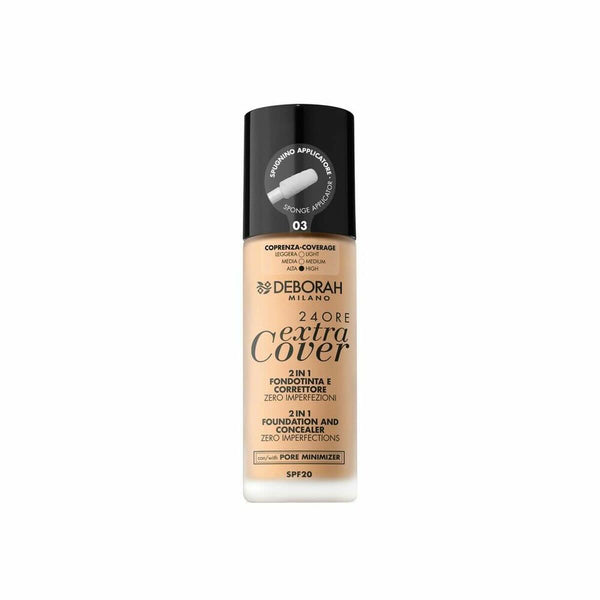 Crème Make-up Base 24 Ore Extra Cover Deborah 8009518334050-0