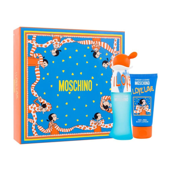 Women's Perfume Set Moschino EDT I Love Love 2 Pieces - Cosmova