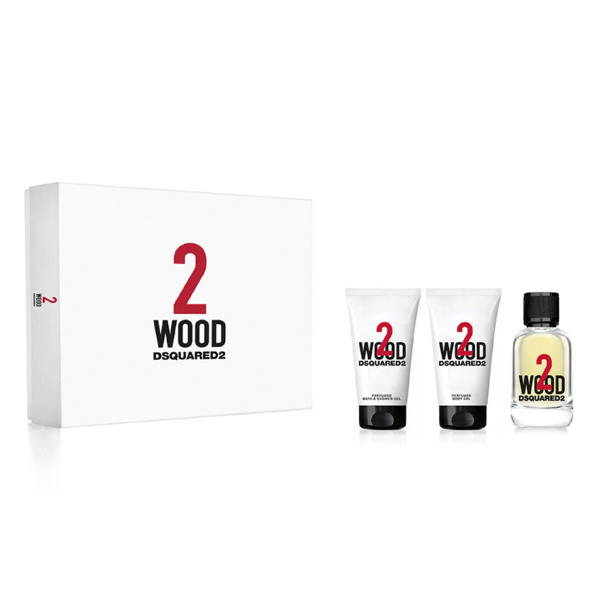 Women's Perfume Set Dsquared2 2 Wood 2 Wood 3 Pieces-0