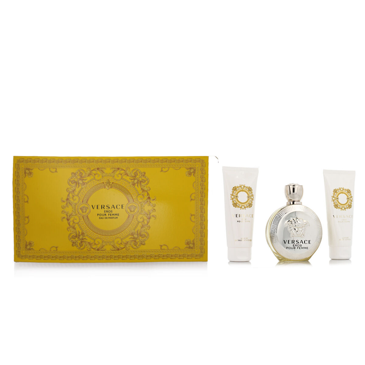 Women's Perfume Set Versace EDP Eros 4 Pieces-0