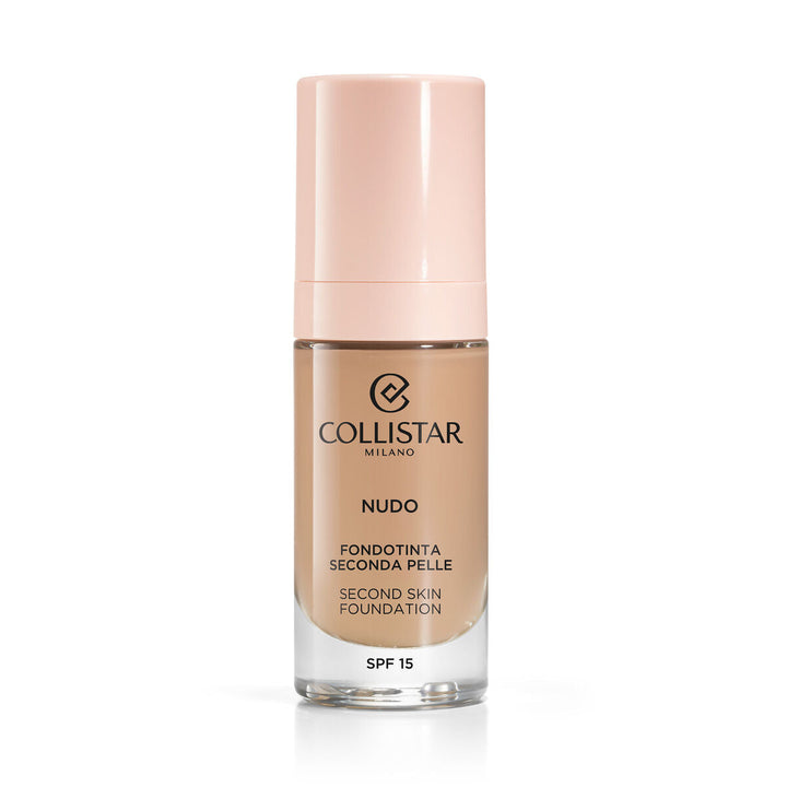Fluid Foundation Make-up Collistar NUDO Nº 3R Naturale rosato Spf 15 30 ml-0