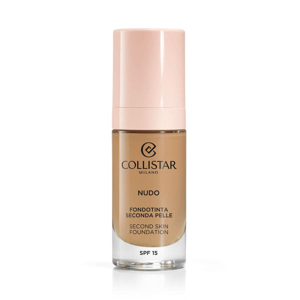 Fluid Foundation Make-up Collistar NUDO Nº 3G Naturale dorato Spf 15 30 ml-0
