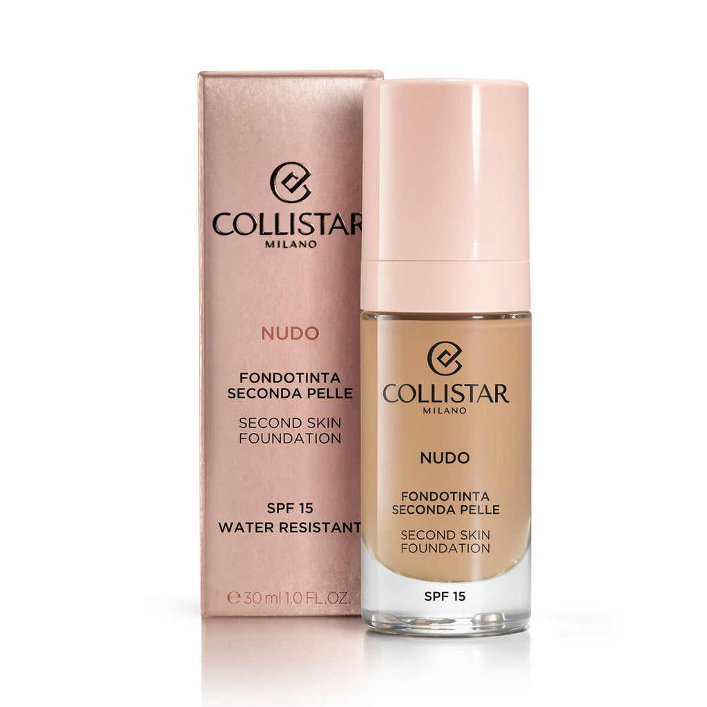 Fluid Foundation Make-up Collistar NUDO Nº 3N Naturale Spf 15 30 ml-1