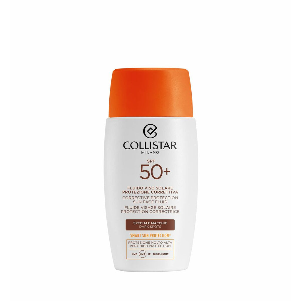 Facial Sun Cream Collistar PERFECT TANNING Spf 50 Spf 50+ 50 ml Anti-stain-0