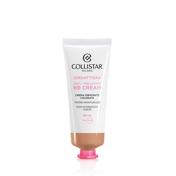 Hydrating Cream with Colour Collistar Iddroattiva+ Nº 3 dark Spf 30 50 ml Anti-pollution-0
