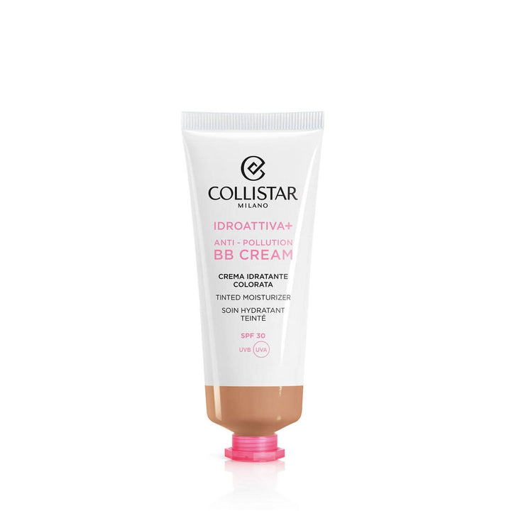 Hydrating Cream with Colour Collistar Iddroattiva+ Nº 3 dark Spf 30 50 ml Anti-pollution-0