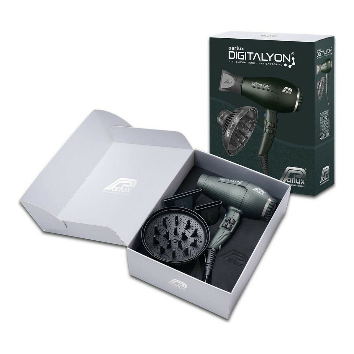 Hairdryer Parlux Digitalyon Anthracite Anthracite Ionic-1