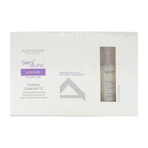 Moisturising Oil Alfaparf Milano Semi Di Lino (6 x 13 ml) - Cosmova
