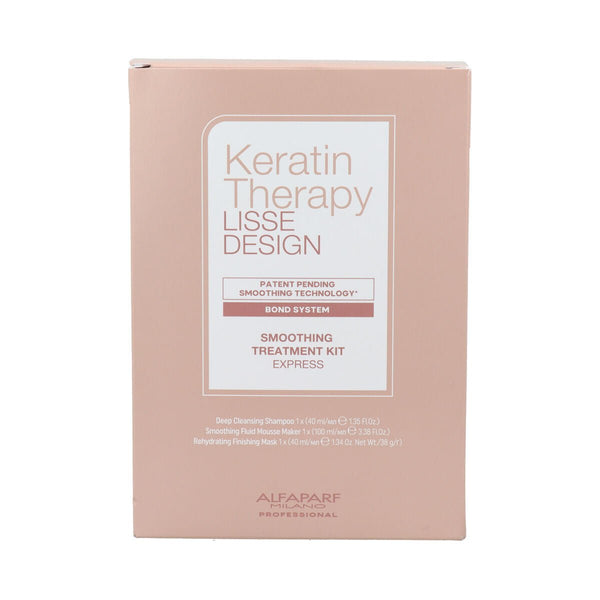 Strengthening Hair Treatment Alfaparf Milano Lisse Design 100 ml Keratine 2 x 40 ml - Cosmova