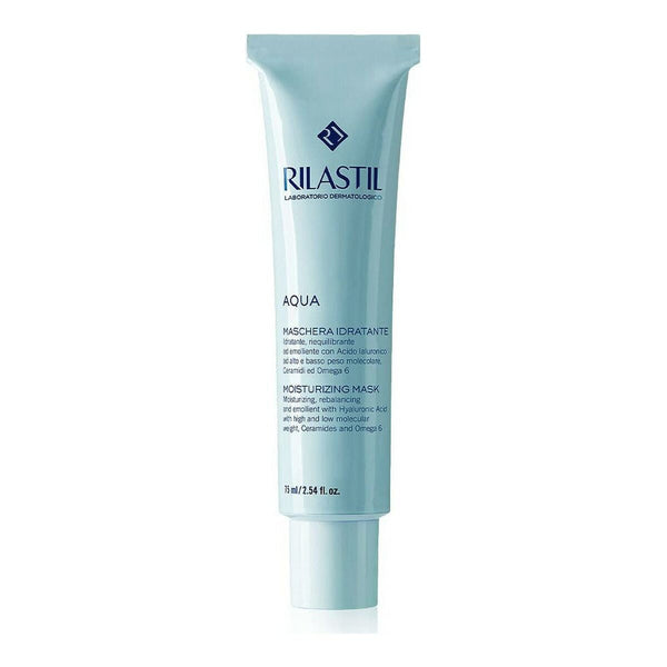 Moisturizing Facial Mask Rilastil Aqua (75 ml)-0