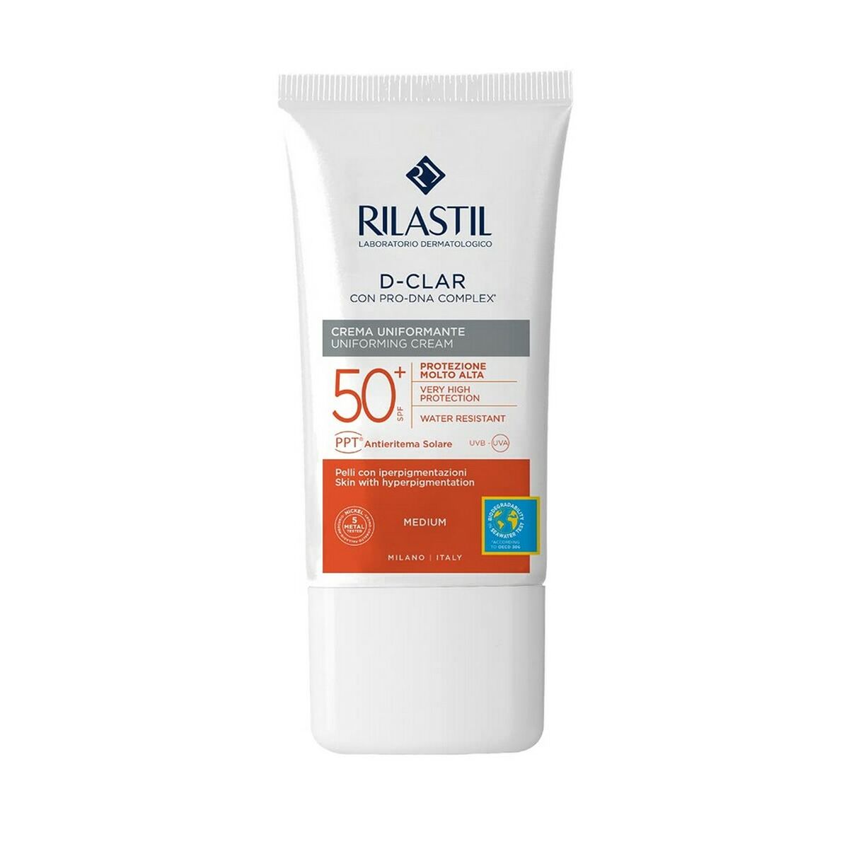 Anti Brown Spot Sun Lotion Rilastil Sun System D-Clar Spf 50+ Medium (40 ml)-0