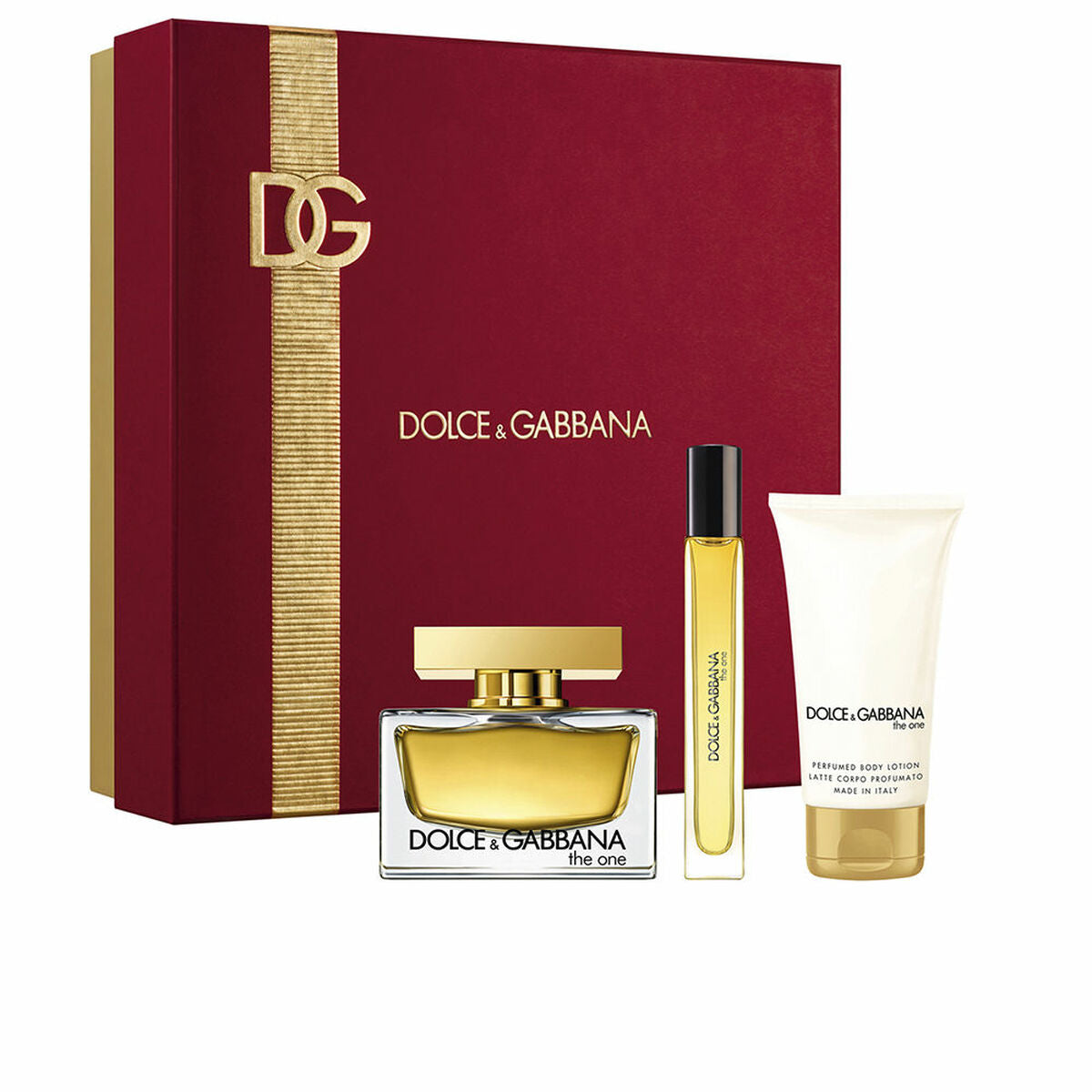 Women's Perfume Set Dolce & Gabbana THE ONE 3 Pieces-0