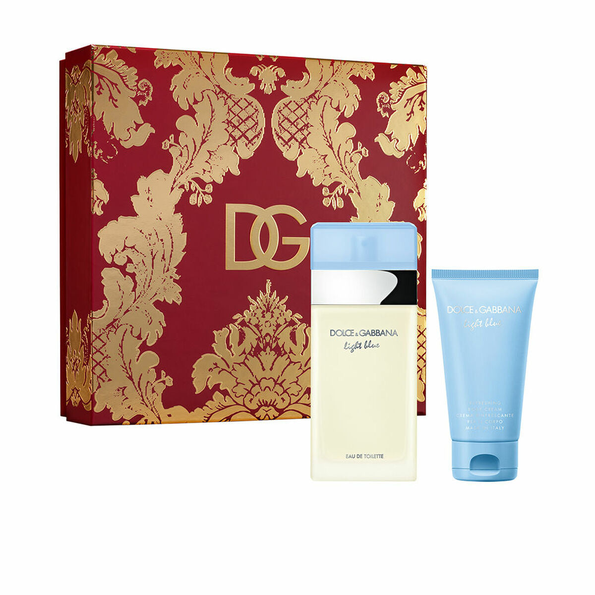Women's Perfume Set Dolce & Gabbana Light Blue Pour Femme 2 Pieces-0