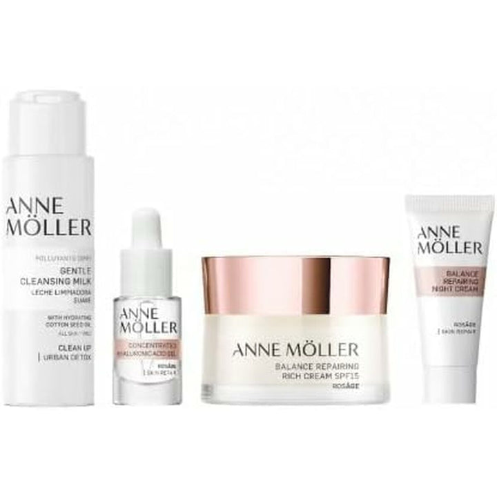 Unisex Cosmetic Set Anne Möller Rosâge Balance Rich Repairing Cream 4 Pieces - Cosmova