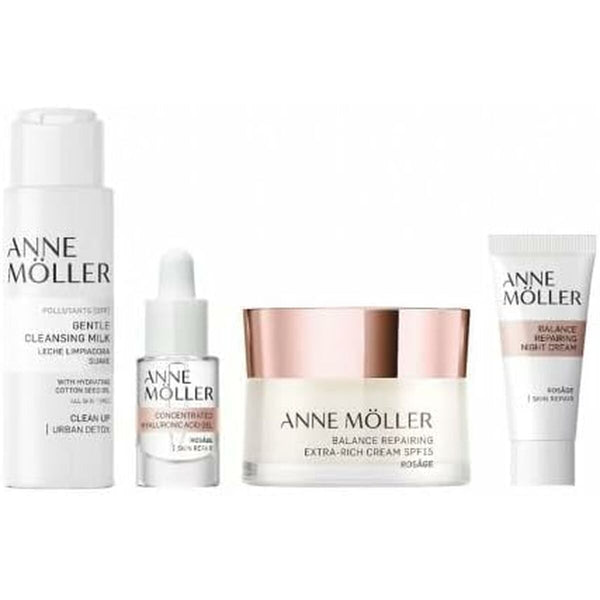 Unisex Cosmetic Set Anne Möller Rosâge Balance Extra - Rich Repairing Cream 4 Pieces - Cosmova