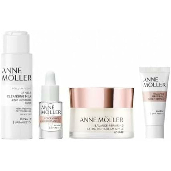 Unisex Cosmetic Set Anne Möller Rosâge Balance Extra - Rich Repairing Cream 4 Pieces - Cosmova