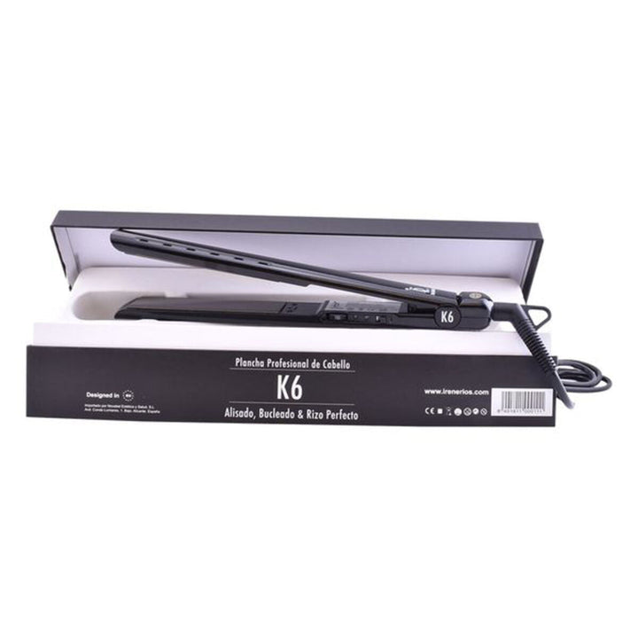 Hair Straightener K6 Irene Rios Black-1