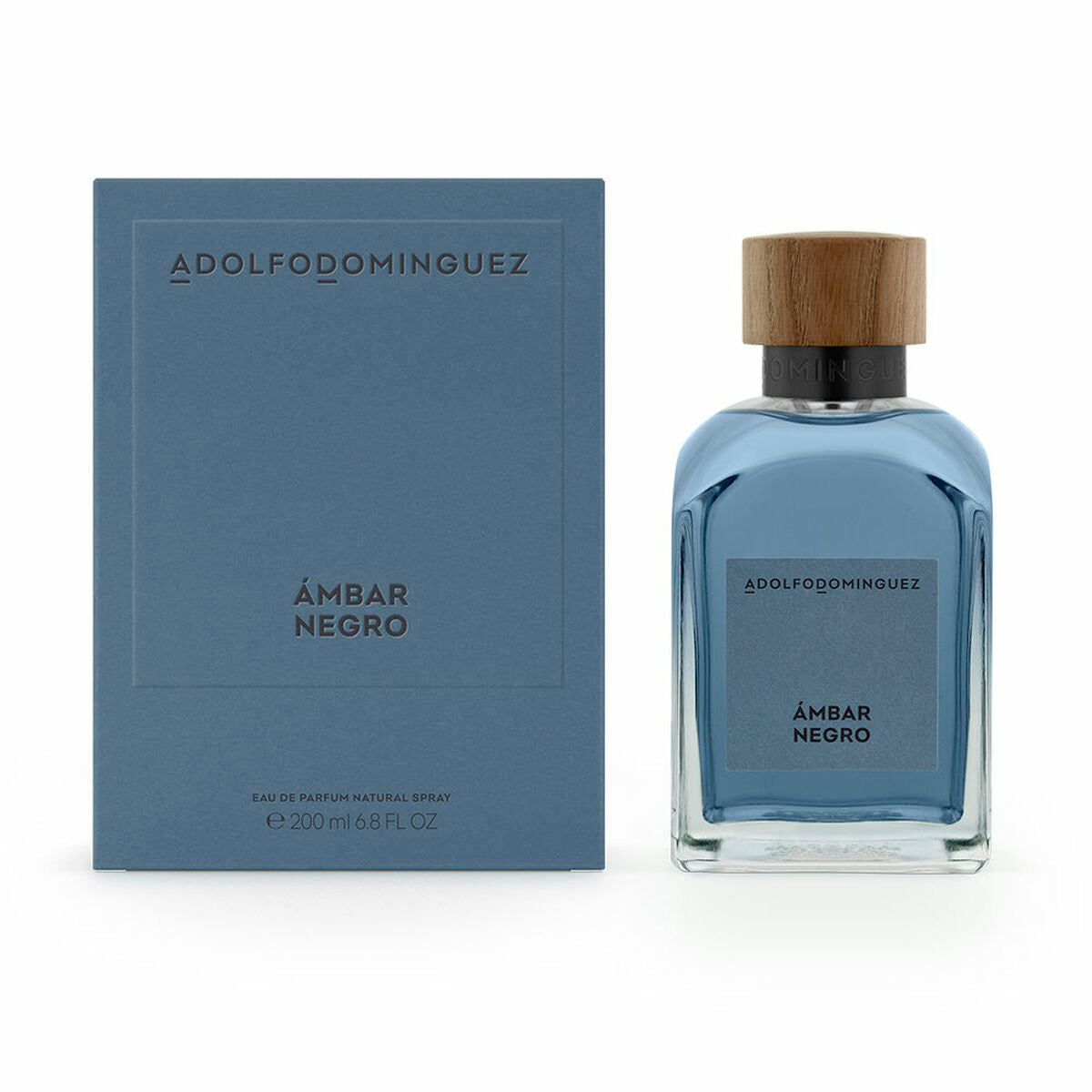 Men's Perfume Adolfo Dominguez AMBAR NEGRO EDP 200 ml-0