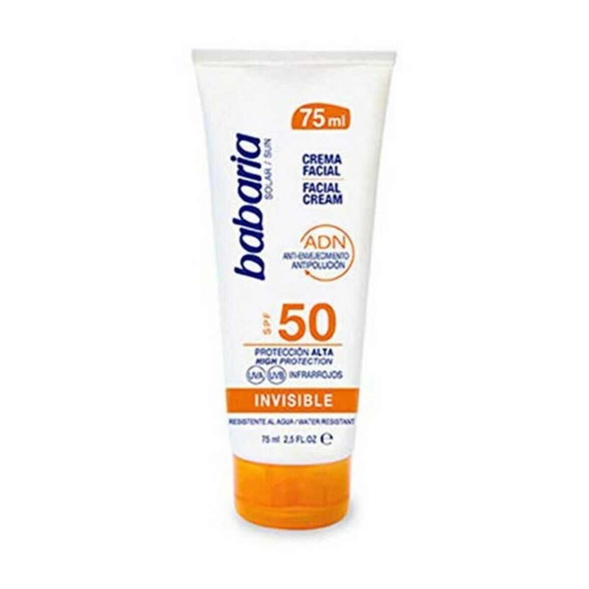 Facial Sun Cream SOLAR ADN INVISIBLE Babaria Solar Adn Invisible Spf 50 (75 ml) 75 ml Spf 50-0