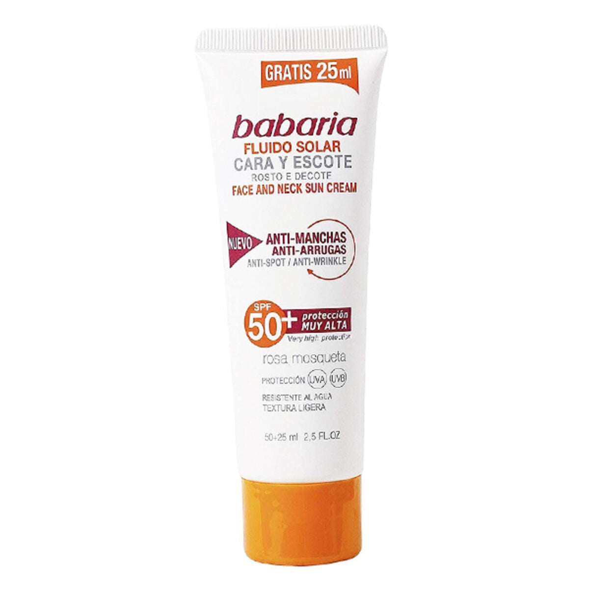 Facial Sun Cream SOLAR ADN SENSITIVE Babaria Spf 50 (75 ml) (Unisex) (75 ml)-0