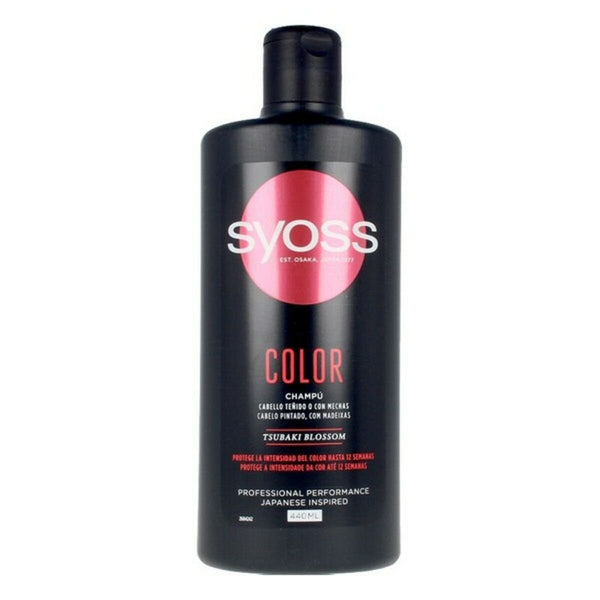 Shampoo for Coloured Hair Color Tech Syoss (440 ml) - Cosmova