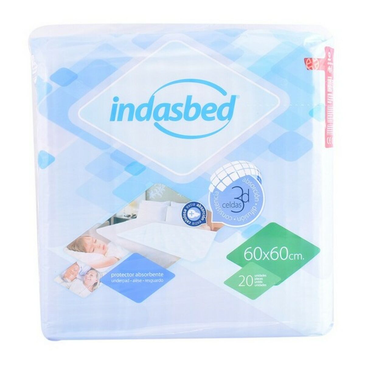 Incontinence Protector Indasbed Indasec 20 Units-3
