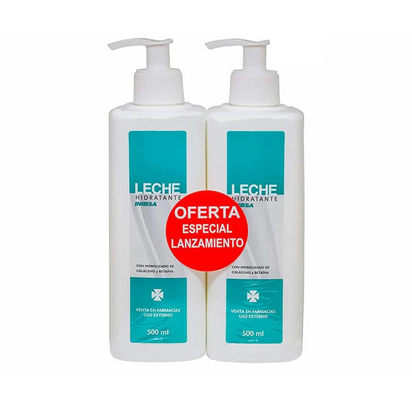 Moisturing Body Milk INIBSA Leche Hidratante 2 x 500 ml 500 ml-0