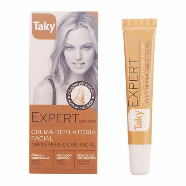 Facial Hair Removal Cream Taky Expert Oro (20 ml)-0