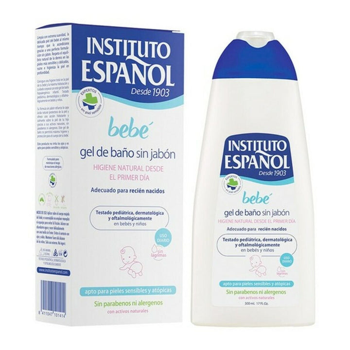 Shower Gel Without Soap Bebé Instituto Español Bebe (500 ml) 500 ml - Cosmova