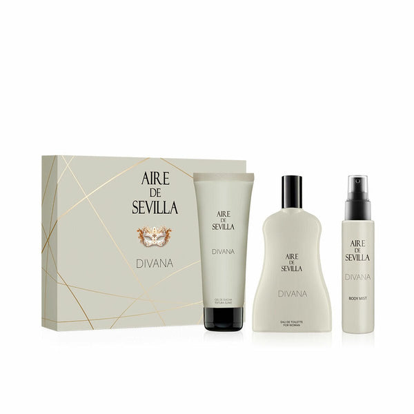Women's Perfume Set Aire Sevilla Divana 3 Pieces - Cosmova