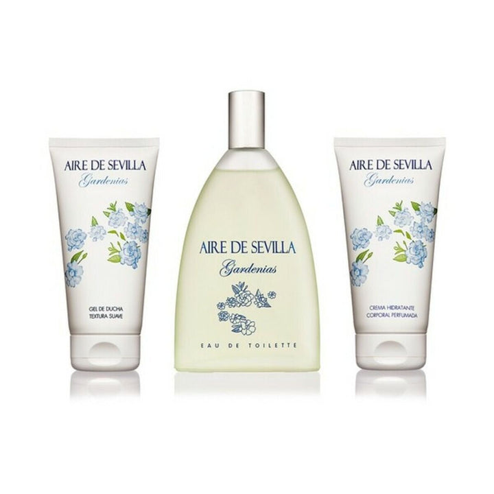 Women's Perfume Set Gardenia Aire Sevilla (3 pcs) (3 pcs) - Cosmova