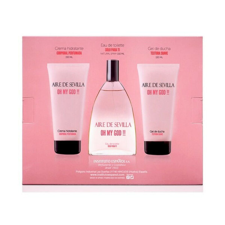 Women's Perfume Set Oh My God Aire Sevilla (3 pcs) (3 pcs) - Cosmova