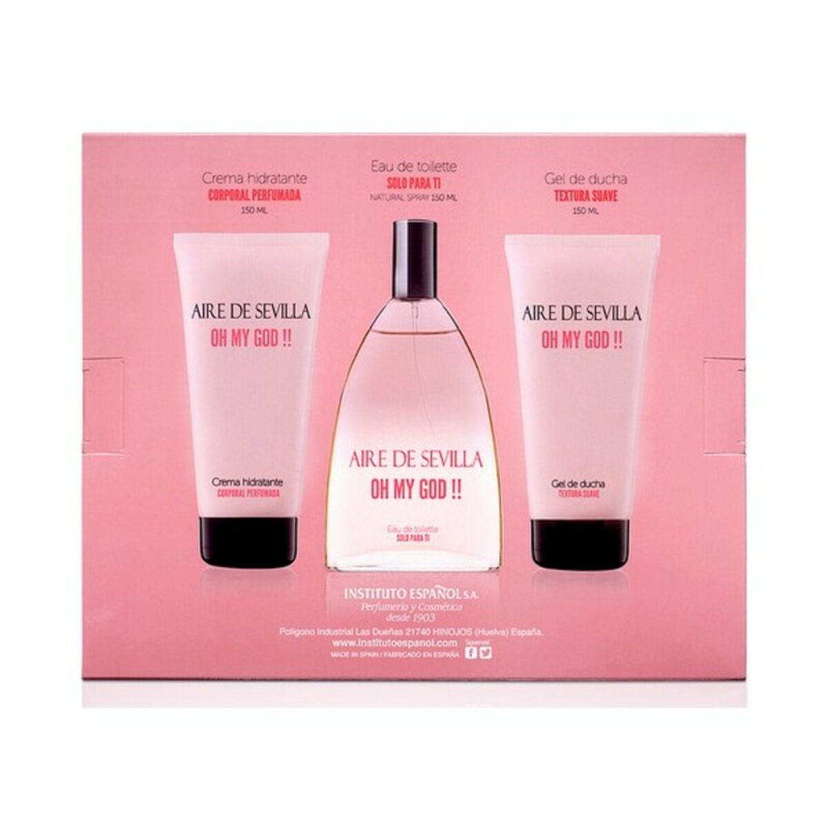 Women's Perfume Set Aire de Sevilla AIRE DE SEVILLA 3 Pieces-0