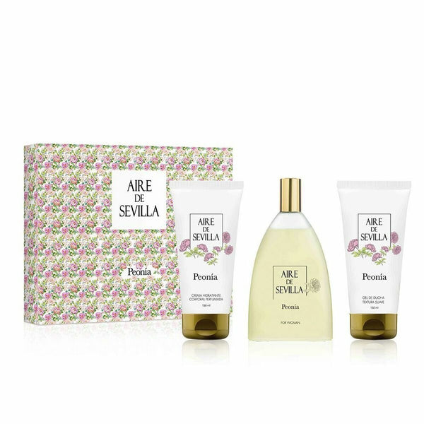 Women's Perfume Set Aire Sevilla Aire de Sevilla Peonía 3 Pieces (3 pcs) - Cosmova