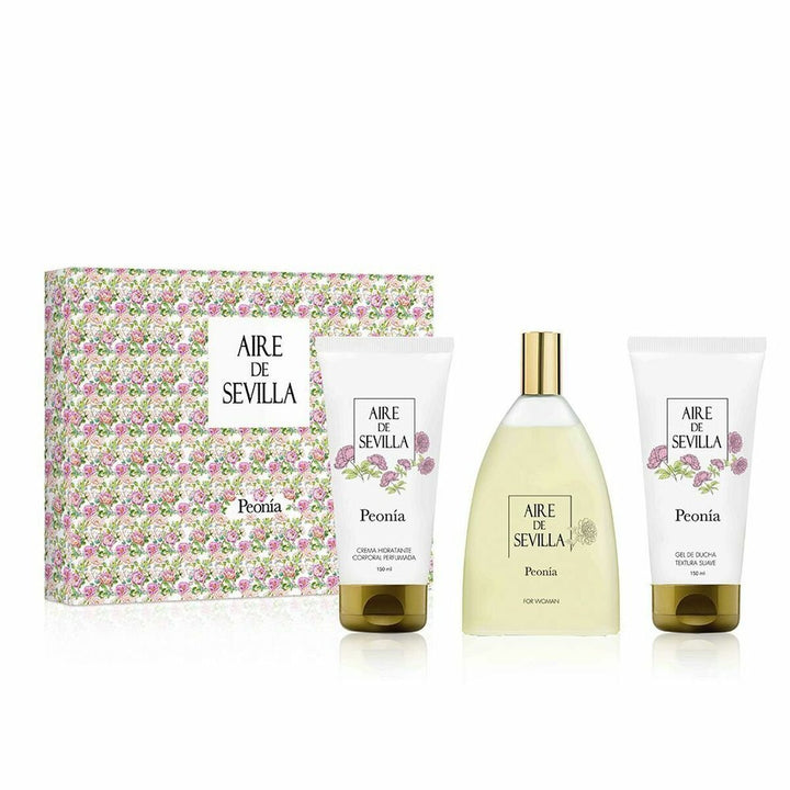 Women's Perfume Set Aire Sevilla Aire de Sevilla Peonía 3 Pieces (3 pcs) - Cosmova