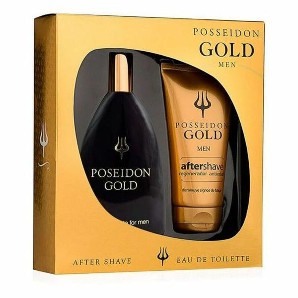 Men's Perfume Set Gold Poseidon (2 pcs) 2 Pieces - Cosmova