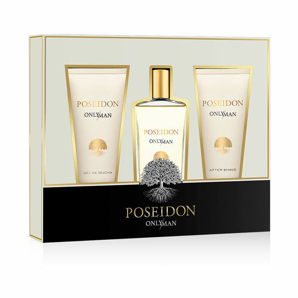 Men's Perfume Set Poseidon POSEIDON ONLY MAN EDT 3 Pieces - Cosmova