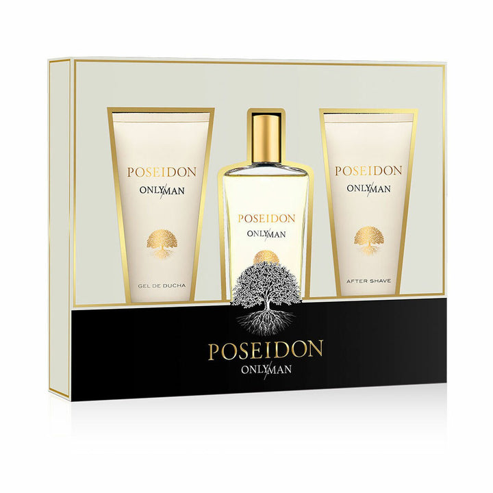 Men's Perfume Set Poseidon POSEIDON ONLY MAN EDT 3 Pieces - Cosmova