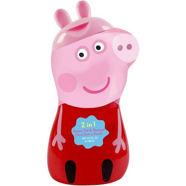 2 - in - 1 Gel and Shampoo Cartoon Peppa Pig (400 ml) - Cosmova