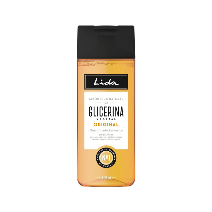 Glycerine Soap Lida Natural Liquid (600 ml) - Cosmova