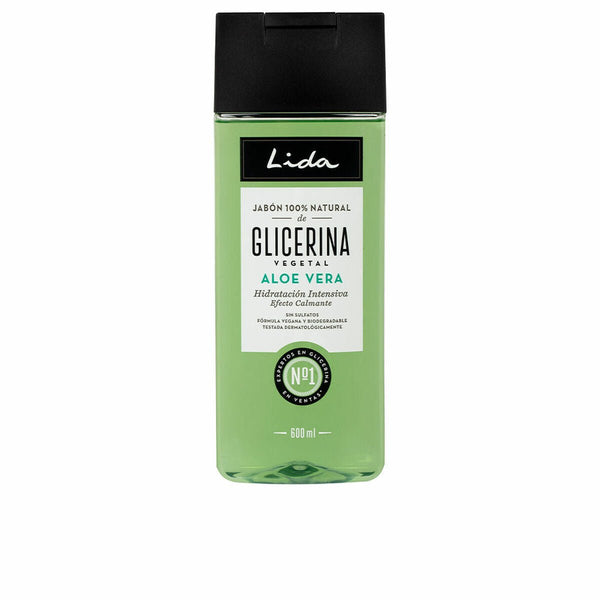 Liquid Body Soap with Aloe Vera Lida Jabón Natural 100 % natural 600 ml - Cosmova