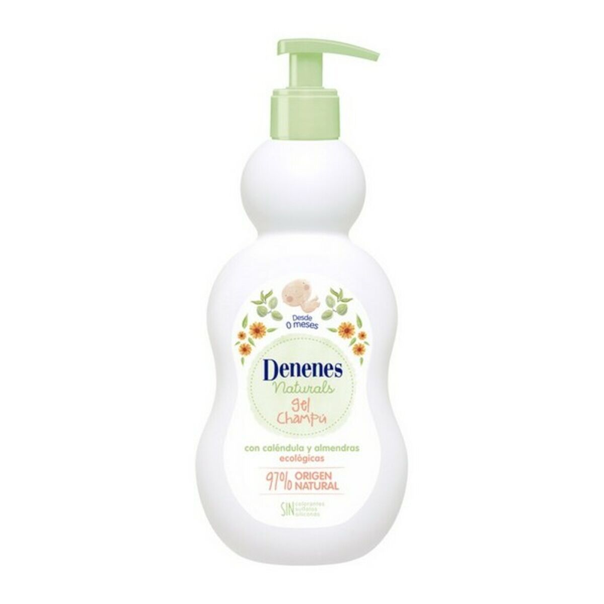 2-in-1 Gel and Shampoo Natural Denenes 200032 (400 ml) 400 ml-0